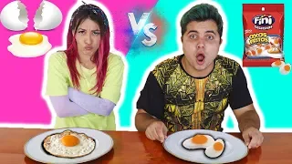 DESAFIO BALA FINI VS COMIDA REAL - Gummy Food vs. Real Food Challenge!