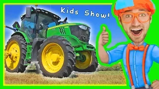 Tractors for Children – Explore a Tractor with Blippi