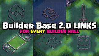 FUNNY/TROLL/ART BASES FOR BUILDER BASE 2.0 EVERY BUILDER HALL LEVEL **WITH COPY LINKS** | COC