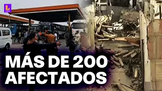 Explosión en Villa María del Triunfo: Las cifras que dejó la tragedia en el grifo