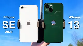 Apple iPhone SE 3 (2022) vs iPhone 13 Video Camera Comparison Test 4K 60FPS