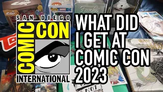 What did I get at San Diego Comic Con 2023 Haul #sdcc2023