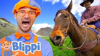 Blippi Visits a Ranch! | Blippi Full Episodes | Animal Videos for Kids | Blippi Toys