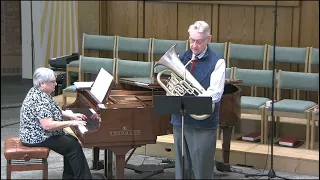 Euphonium Solo: "The Summer Wind" by Amy Beach, arr. by Dave Werden. Church Offering, May 26, 2024