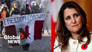 Emergencies Act inquiry: An economic threat is a national threat, Freeland tells hearing | FULL