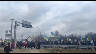 Український народ не боїться окупантів та щодня виходить на мітинги! Олешки, Херсонська область