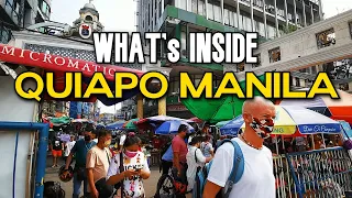 QUIAPO MANILA OF THE PHILIPPINES Walking Tour | Explore Quiapo Manila's CHURCH, STREETS & MARKETS