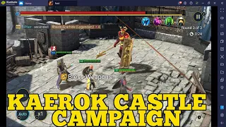 KAEROK CASTLE CAMPAIGN COMPLETED - RAID SHADOW LEGENDS GAMEPLAY