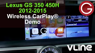 VLine VL2 wireless Apple® CarPlay Retrofit Demo 2012 2013 2014 2015 Lexus GS 350 430 450H 460  LEX78