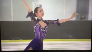 13 year old First Place - Josephine Lee Junior Short Program US Figure Skating Championship Series