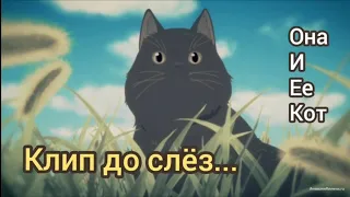 Очень грустный клип под аниме "Она и ее кот"
