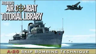 A-20 Skip Bombing Technique
