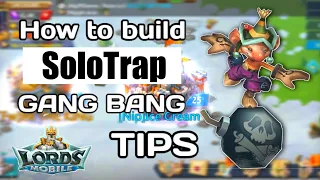 How to build a Deadly Solo Trap, That can defeat GangBang|LordsMobile| EmpoweredBeast