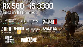 RX 580 - i5 3330 - Test in 10 Games