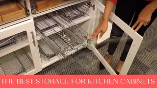 The Best Storage for Kitchen Cabinets - Install pull-out drawers to transform cabinets