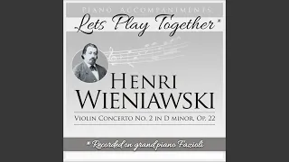 Violin Concerto No. 2 in D Minor, Op. 22: II. Romance (Piano Accompaniment)