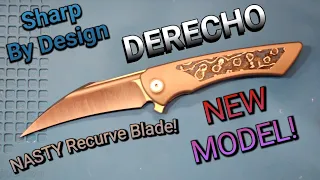 Sharp By Design Derecho | Hawkbill Blade Folding Knife | Overview