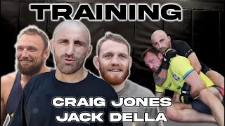 Training with Craig Jones and Jack Della before the UFC298 Press Conference in Sydney
