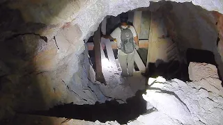 Square Set Timbers, Mysterious Steel Box In A Large California Gold Mine