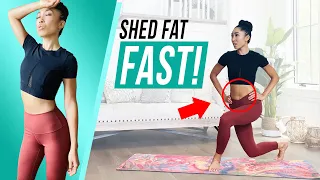 10 Minute Fat Burning Cardio Workout - At home, No Jumping (Quiet)