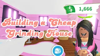 Building A Cute And Cheap Grinding House In Adopt Me! 🤩🏠 | 😲Only Cost 1500 bucks | CinnaMoon