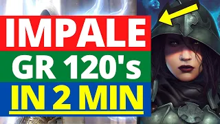 Diablo 3 Season 25 Demon Hunter Impale Build - Fastest GR Speed Build