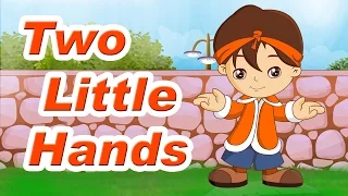 Two Little Hands To Clap Clap Clap Rhyme With Lyrics I English Kids Songs | Learning Videos For Kids