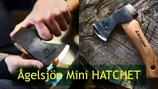 Felling a Tree with Hultafors Mini Hatchet - Testing an Easy to Carry Axe