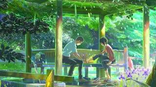 1 Hour Relaxing Garden of Words Soundtrack – Beautiful Anime Music