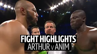 Lyndon Arthur v Emmanuel Anim fight highlights | 12 round back-and-forth war!