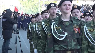 курсанты ЮВПШ ЦВР Подросток на Параде Победы 9 мая 2024 года