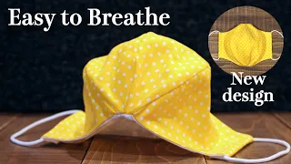 【Easy to breathe】New Design - Breathable Face Mask Tutorial｜Fluffy 3D Mask