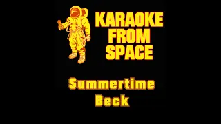 Beck • Summertime | Karaoke • Instrumental • Lyrics