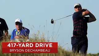 Bryson DeChambeau Hits 417-Yard Drive | 2020 Ryder Cup