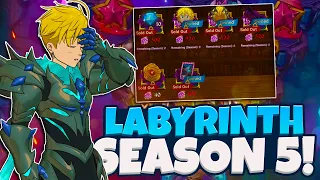 My Tips For Labyrinth Season 5! (Path & Strategy) | 7DS Grand Cross