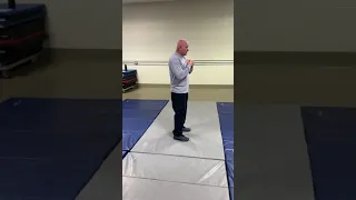 Traditional break fall from standing position