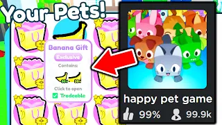 I Found HAPPY PET GAME EARLY, But This Happend..