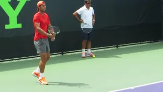 Rafael Nadal INTENSE Practice !