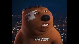 Chinese Bear Shouting meme template