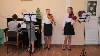 "Работа с дуэтом скрипачей" (И. Брамс "Венгерский танец №5") - открытый урок преп. Прокофьевой Ю.Г.