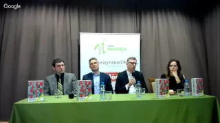 Autorzy "Konfidentów" w Radiu Nadzieja. S. Cenckiewicz, P. Woyciechowski, W. Bagieński. 22.04.2016