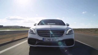 AMG S63 footage driving scenes