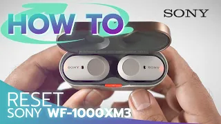 How To Reset SONY WF-1000XM3 Noise-Cancelling Headphones By Soundproofbros