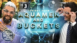 Aquamen and Buckets with Jason Momoa | The Tonight Show Starring Jimmy Fallon