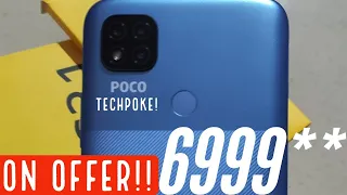 poco c31 • wow deal 6999🔥 • 3/32 with triple camera #review #unboxing #techpoke