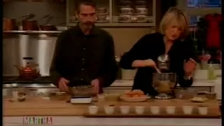 Jeremy Irons Bakes Cookies with Martha (Part I)