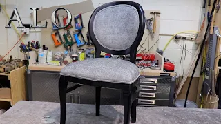 HOW TO UPHOLSTER A DINING ROOM CHAIR - DIY - ALO  upholstery