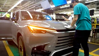 Production of Lexus TX and Toyota Grand Highlander at Toyota Indiana Factory