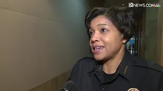 RAW: Phoenix Police Chief Jeri Williams talks about the loss of fallen officer Paul Rutherford