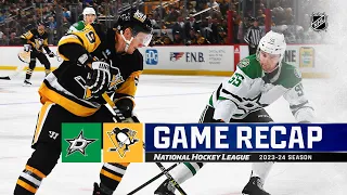 Stars @ Penguins 10/24 | NHL Highlights 2023